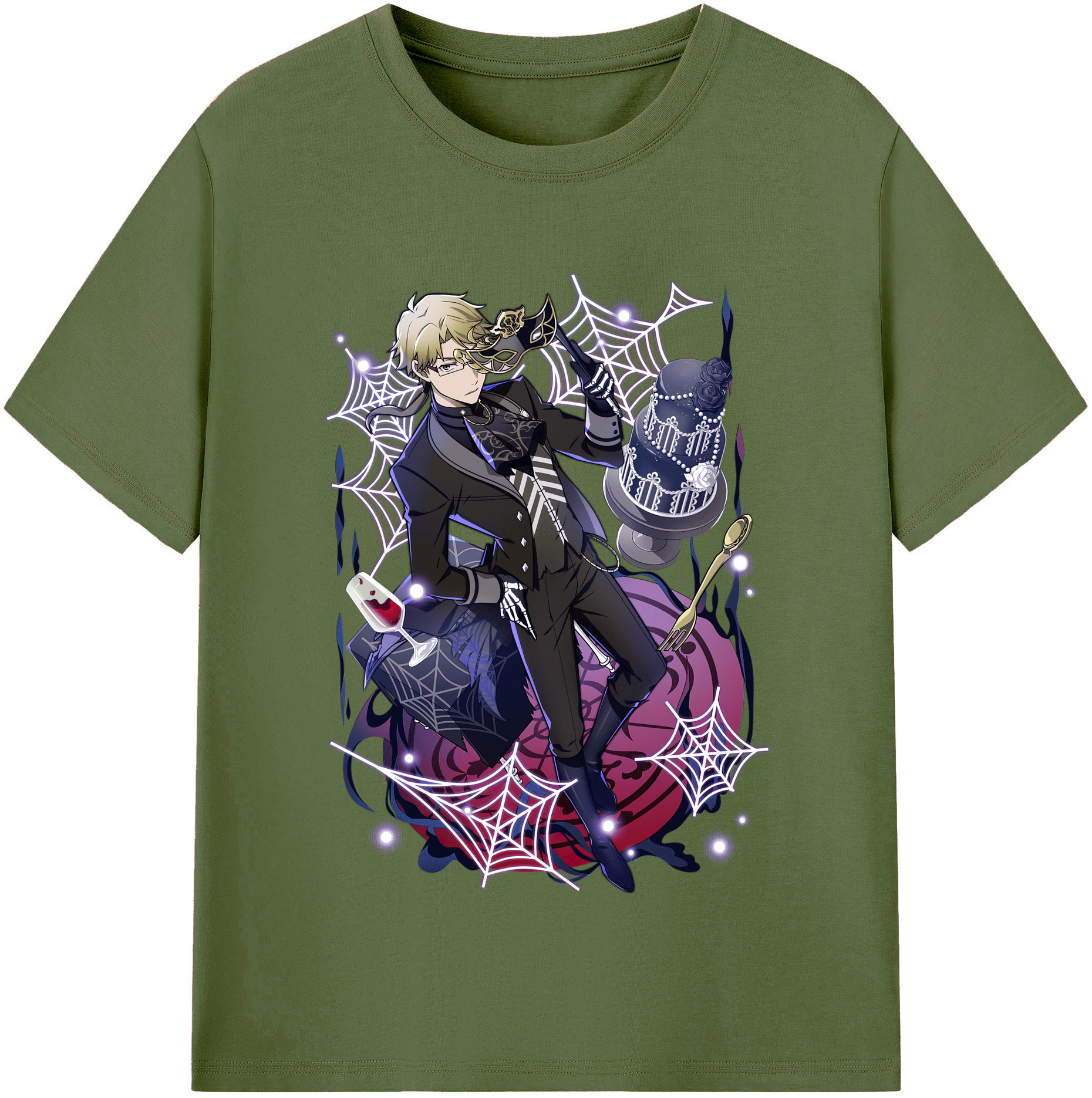 （画像用） 文豪ストレイドッグス Bungo Stray Dogs 綿100％半袖Tシャツ（フロントプリント）